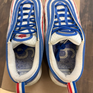 Nike Air Max 97 Game Royal Metallic Silver University Red Size 11.5 (Pre-Owned) - Image 4