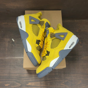 Jordan 4 Retro Lightning (2021) Size 9 (Pre-Owned) - back