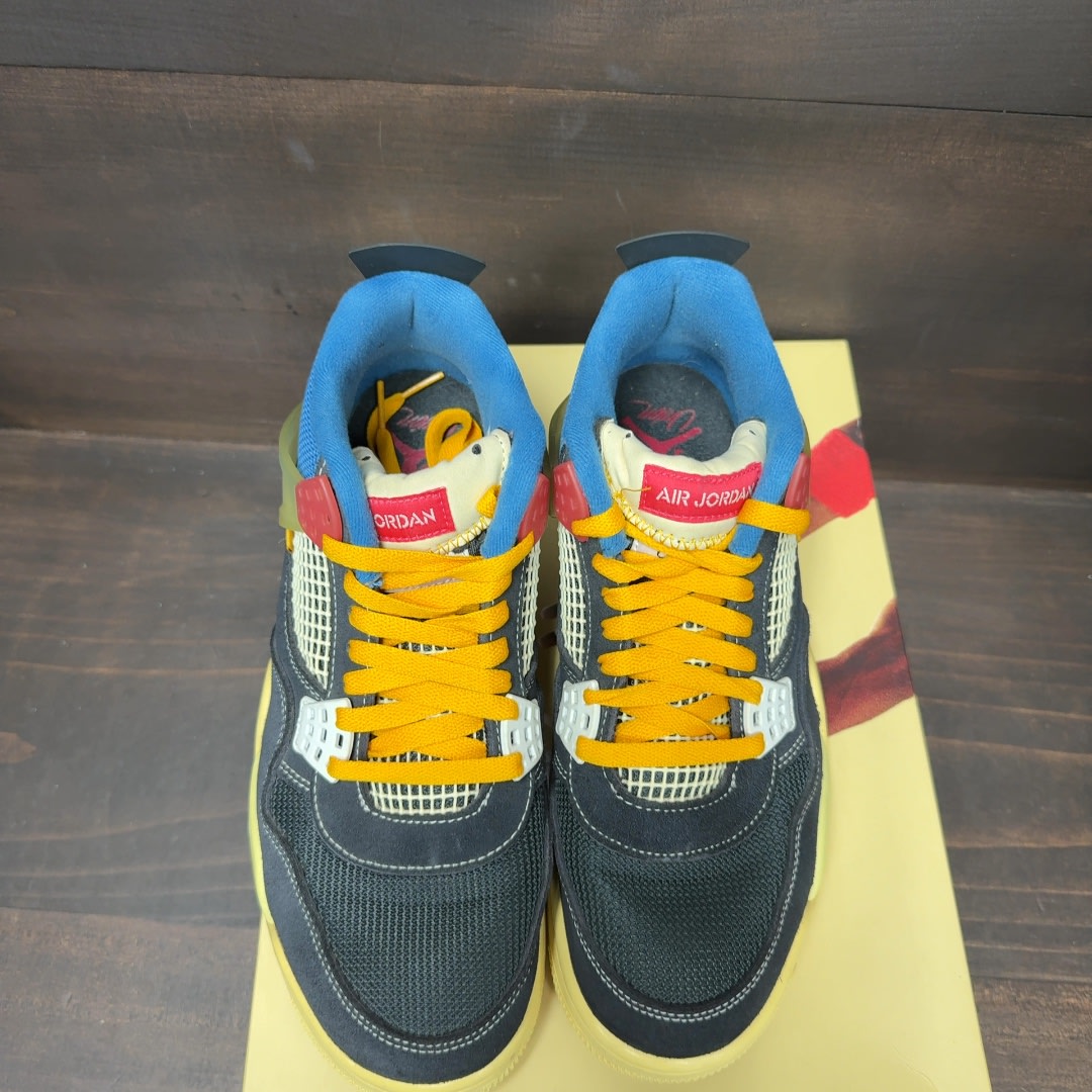 Jordan 4 Retro Union Off Noir - Image 3