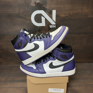 Jordan 1 Retro High Court Purple Size 13 (Pre-Owned) - Image 1