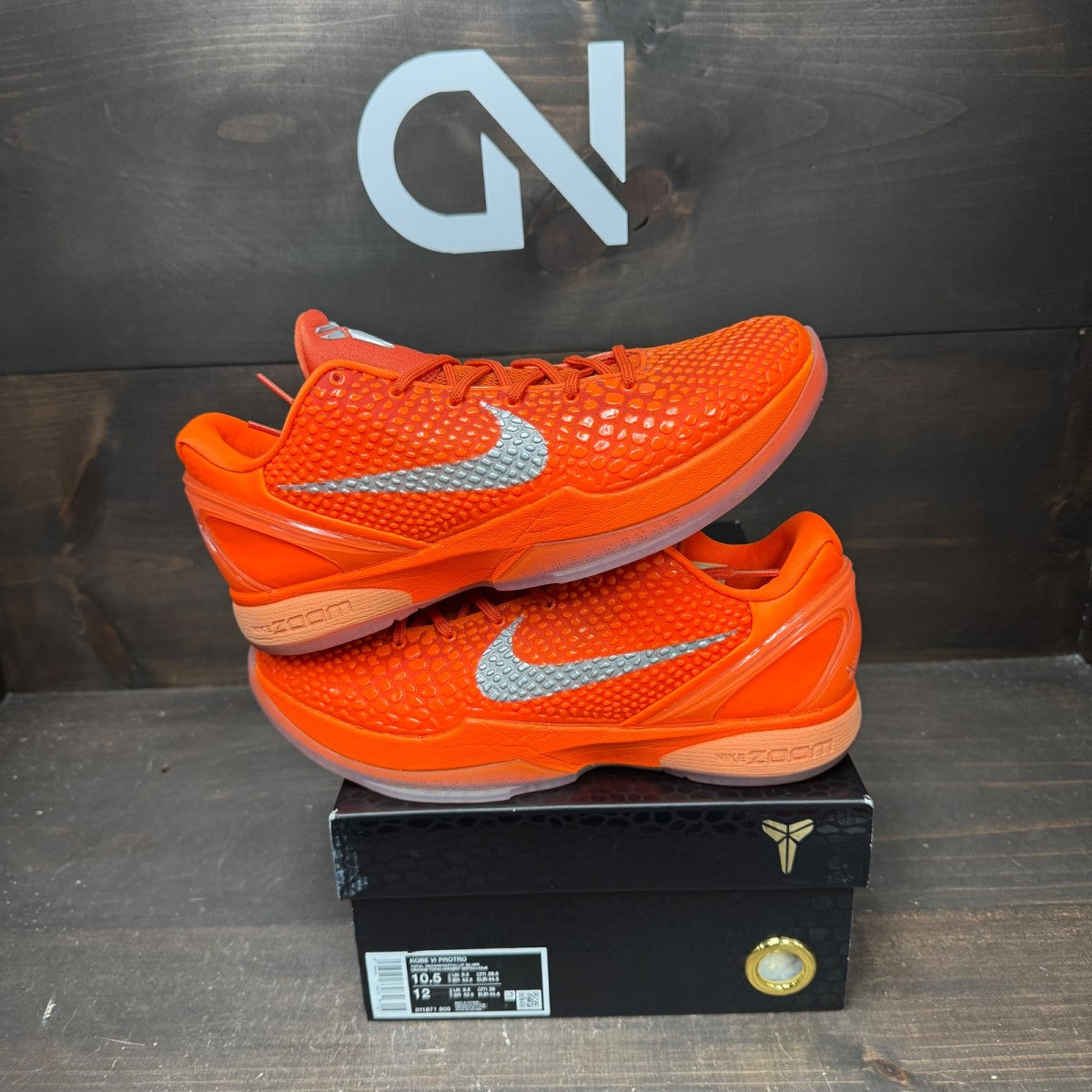Nike Kobe 6 Protro Total Orange Size 10.5 (Pre-Owned) - Image 1