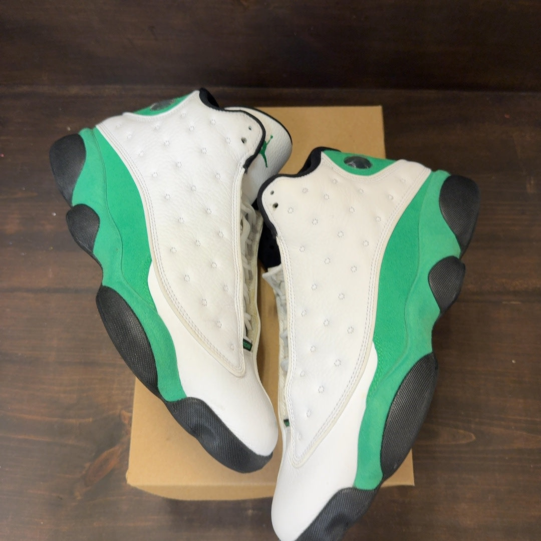 Jordan 13 Retro White Lucky Green Size 12 (Pre-Owned) - Image 2