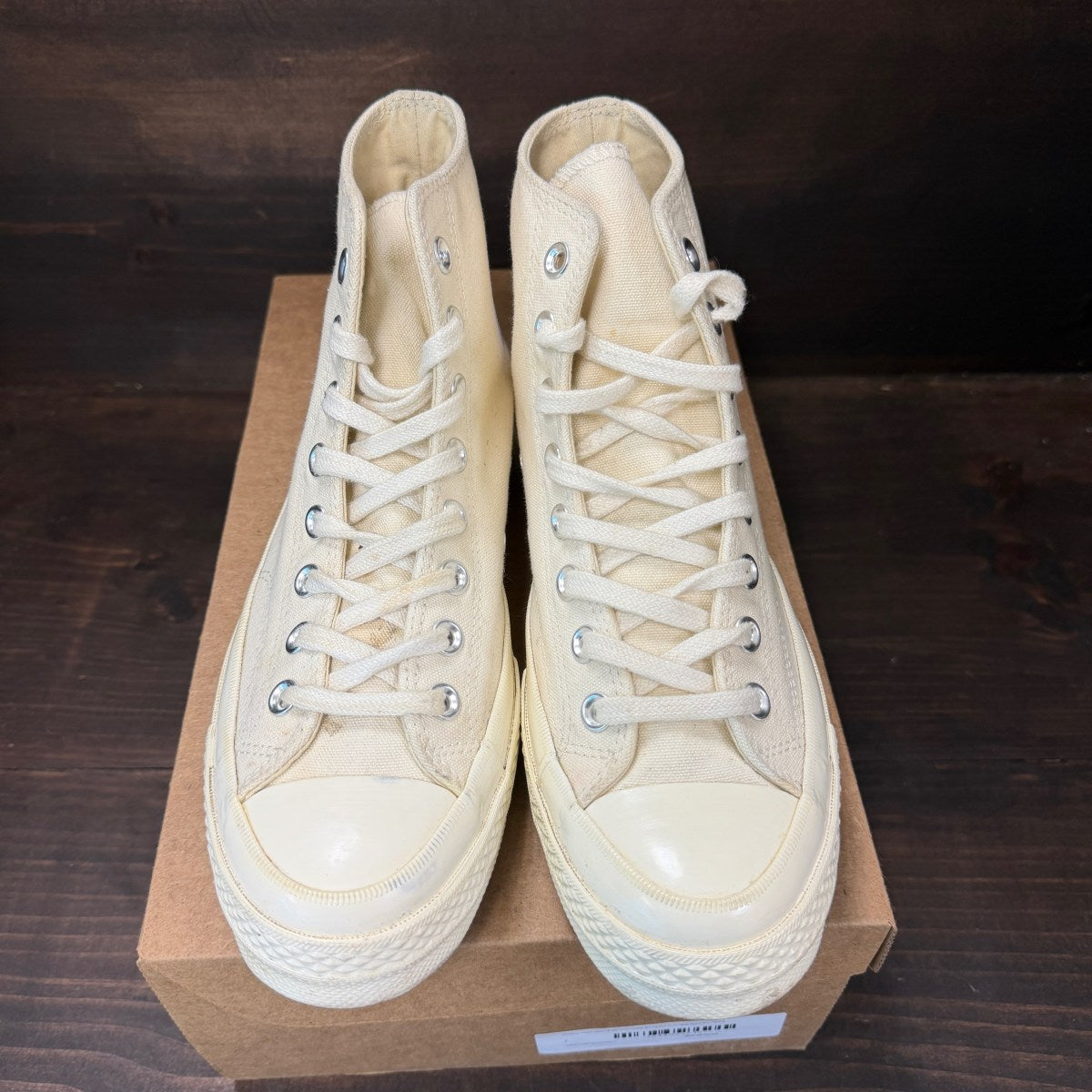 Converse Chuck Taylor All Star 70 Hi Comme des Garcons PLAY White Size 7 (Pre-Owned) - Image 3