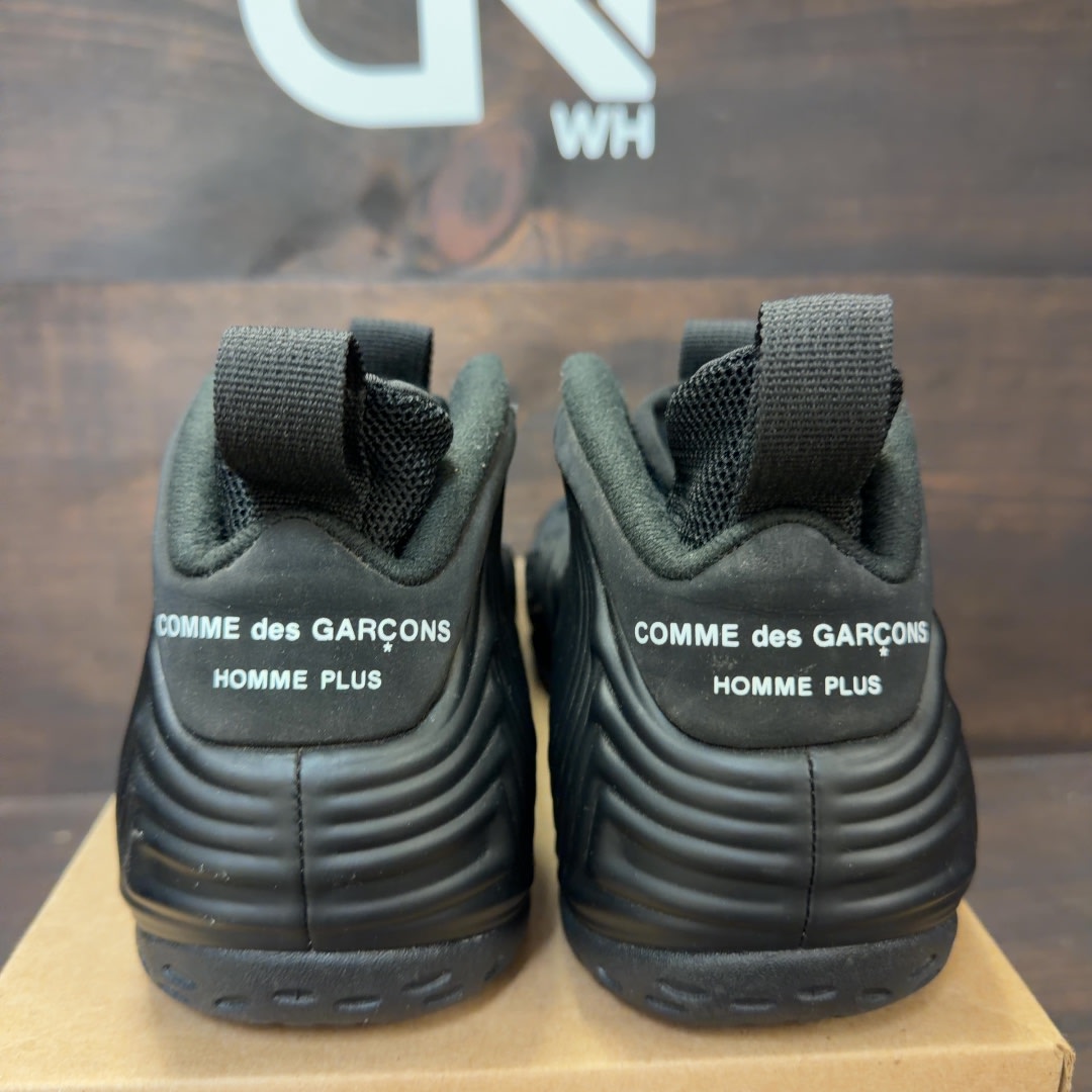 Nike Air Foamposite One Comme des Garcons Homme Plus Black Size 10 (Pre-Owned) - Image 4