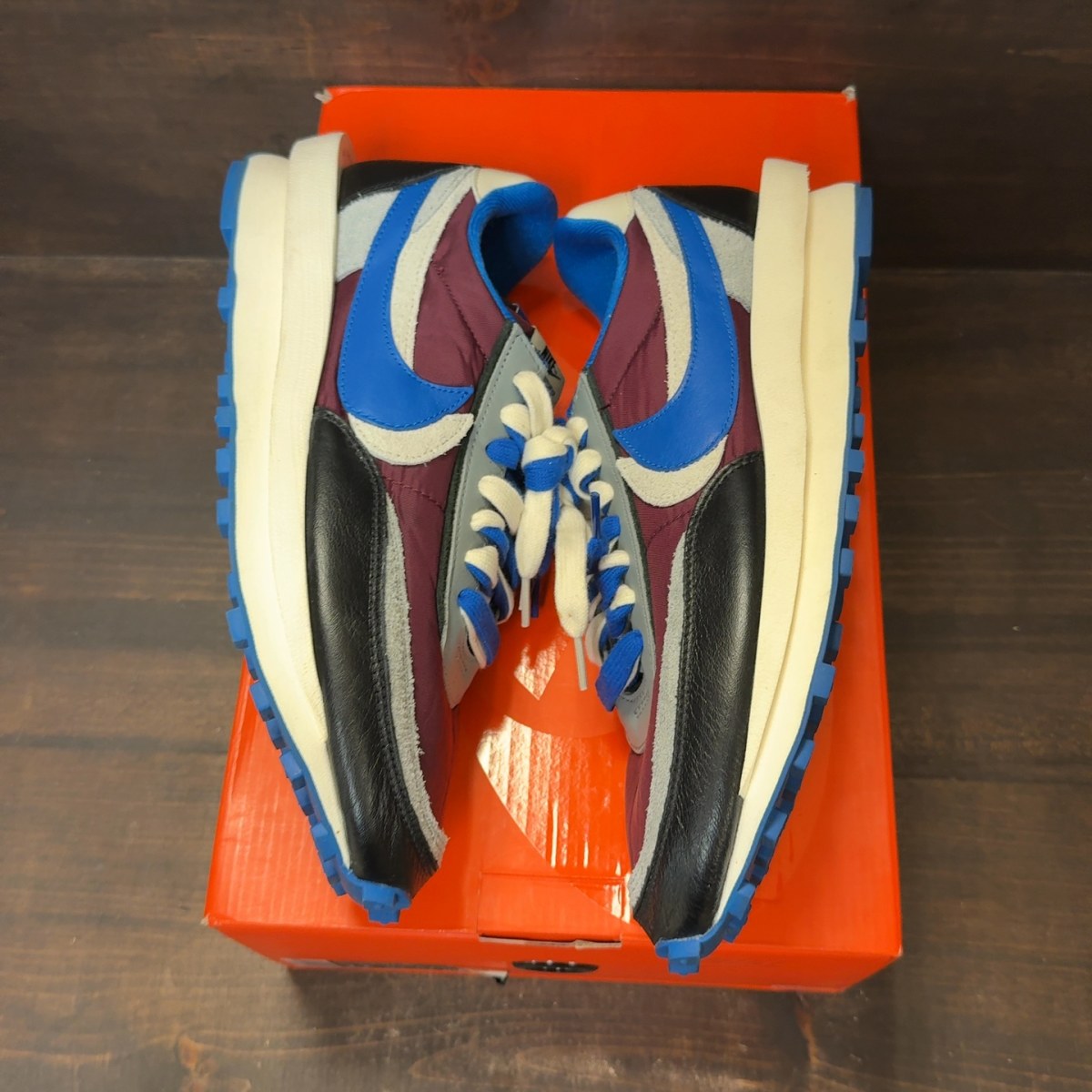 Nike LD Waffle sacai Undercover Night Maroon Team Royal - Image 2