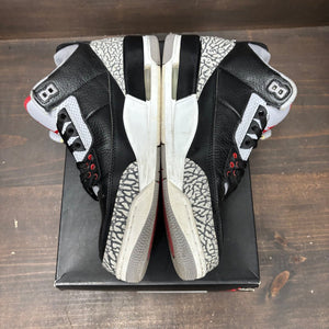 Jordan 3 Retro Black Cement (2018) Size 10 (Pre-Owned) - tag
