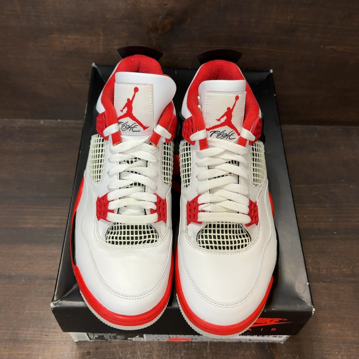 Jordan 4 Retro Fire Red (2020) Size 9.5 (Pre-Owned) - tag