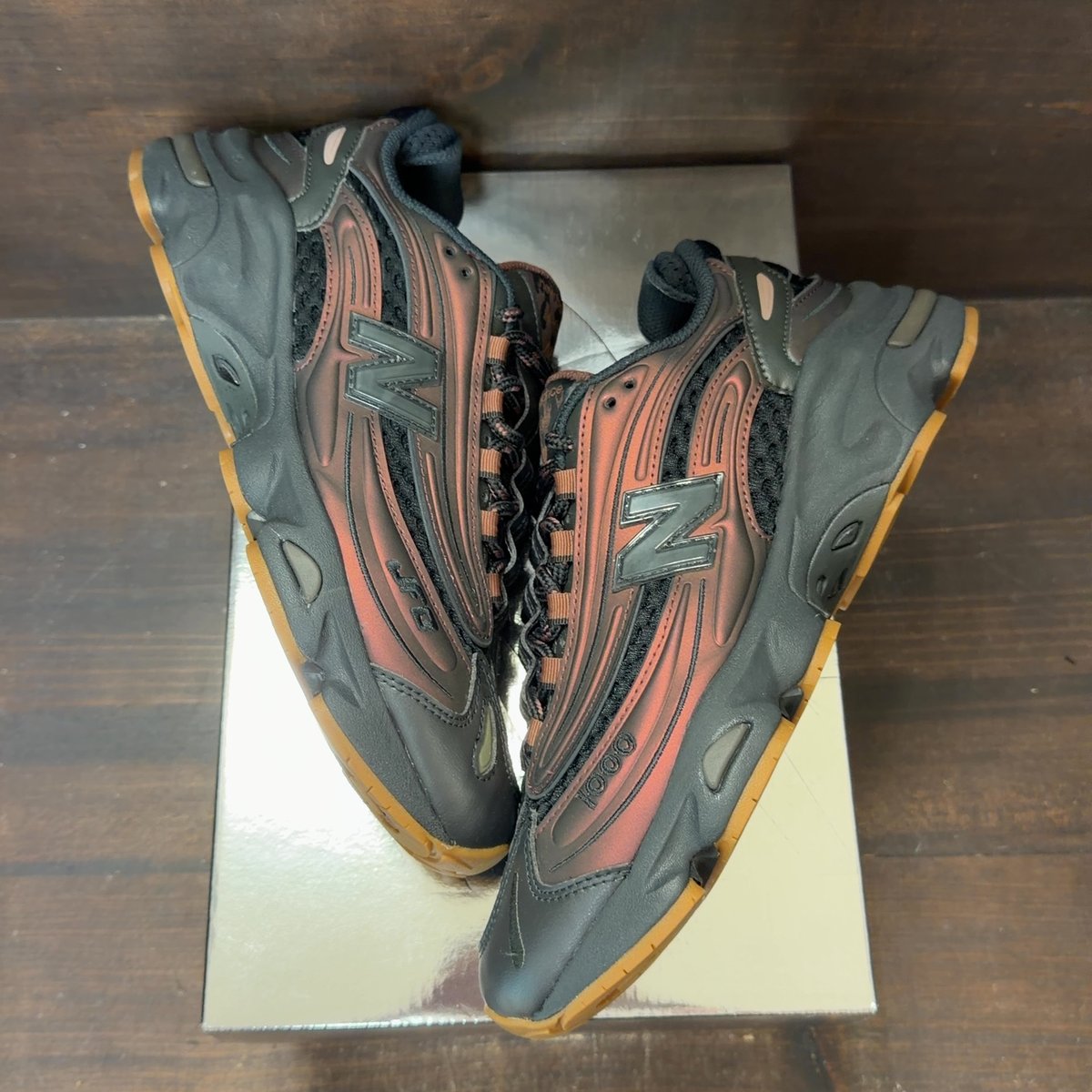 New Balance 1000 Joe Freshgoods When Things Were Pure Black Ice Size 9 (Pre-Owned) - back