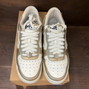 A Bathing Ape Sk8 Sta #4 Beige Size 10 (Pre-Owned) - tag