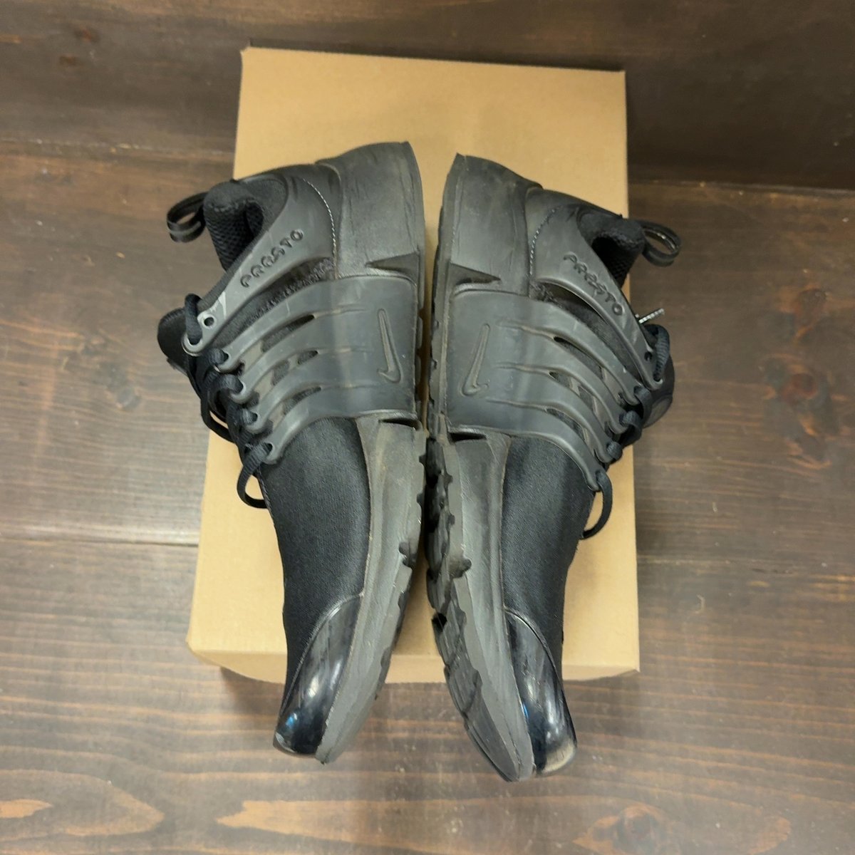 Nike Air Presto Triple Black Shiny Toe Size 11 (Pre-Owned) - aux