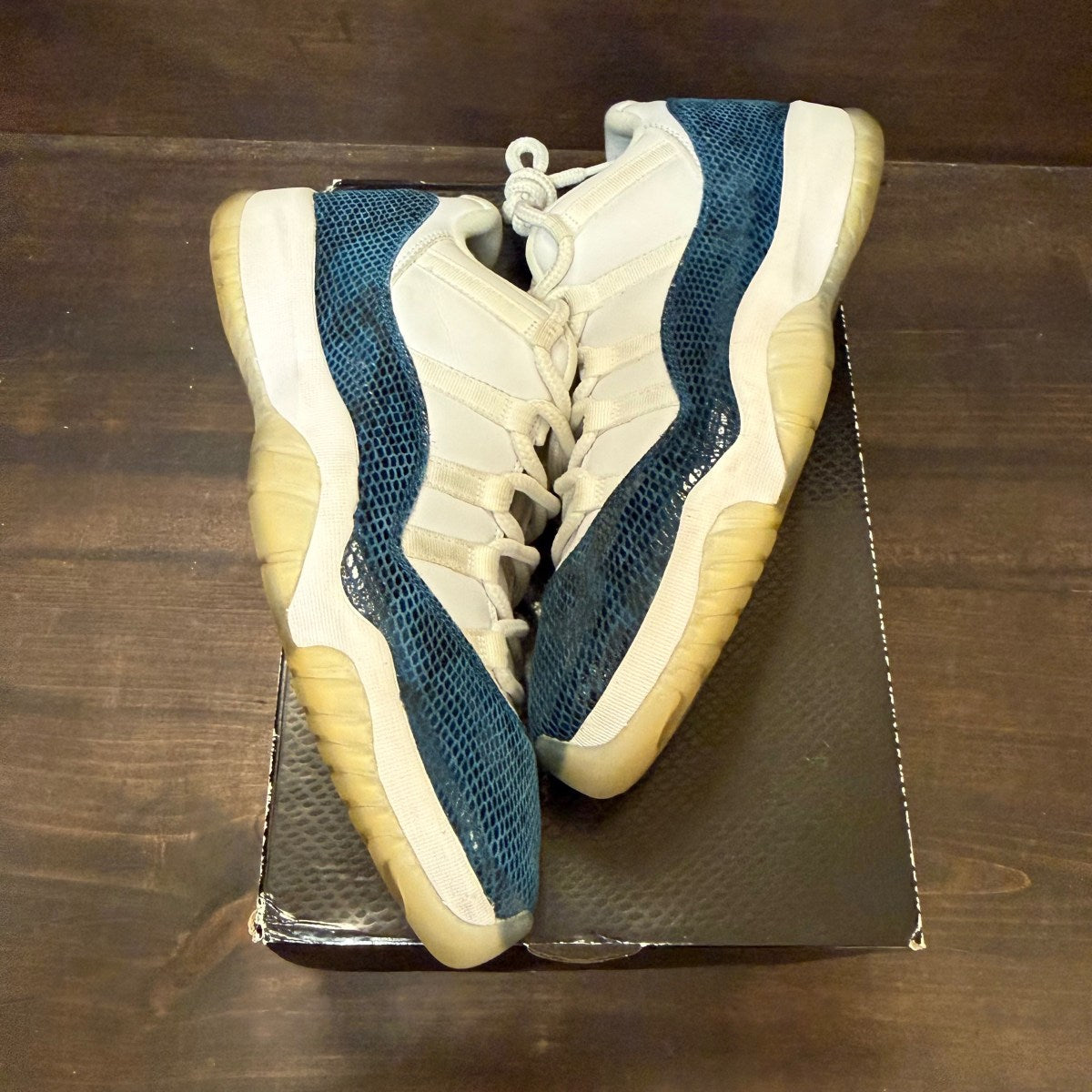 Jordan 11 Retro Low Snake Navy (2019) - Image 2