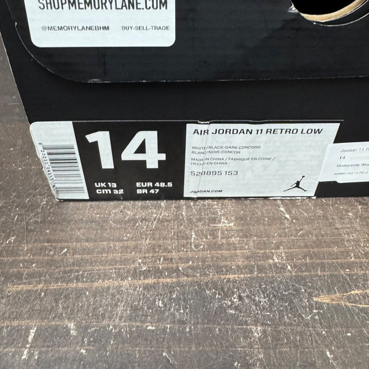 Jordan 11 Retro Low Concord Size 14 (Pre-Owned) - aux