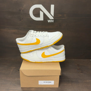 Nike Dunk Low White University Gold Size 9 (Pre-Owned) - Image 1