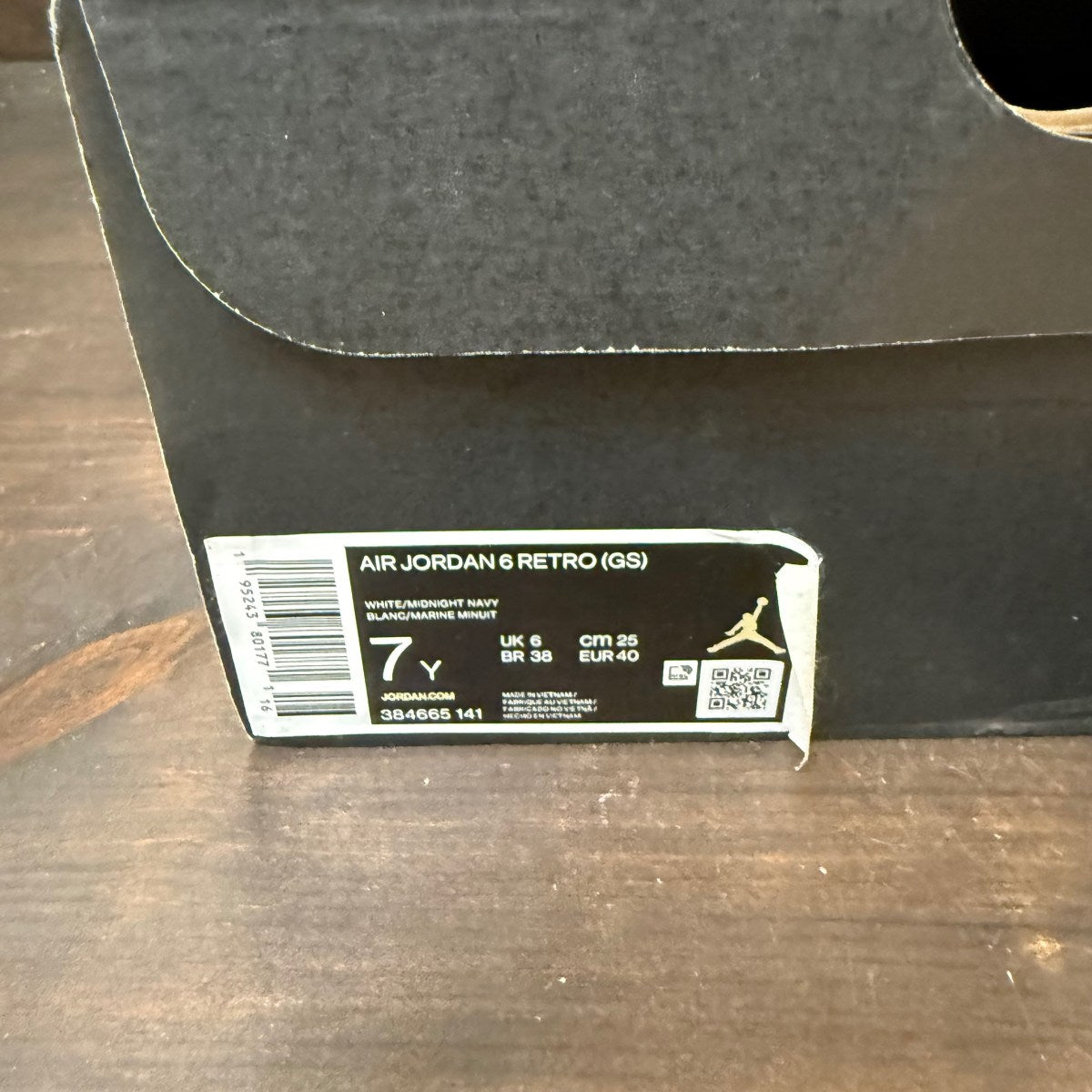 Jordan 6 Retro Midnight Navy (2022) (GS) - Image 7
