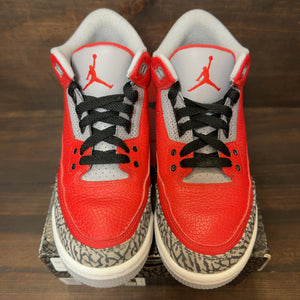 Jordan 3 Retro SE Fire Red (GS) Size 5.5Y (Pre-Owned)
