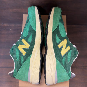 New Balance 990v3 MiUSA Varsity Green Gold Size 12 (Pre-Owned) - Image 6