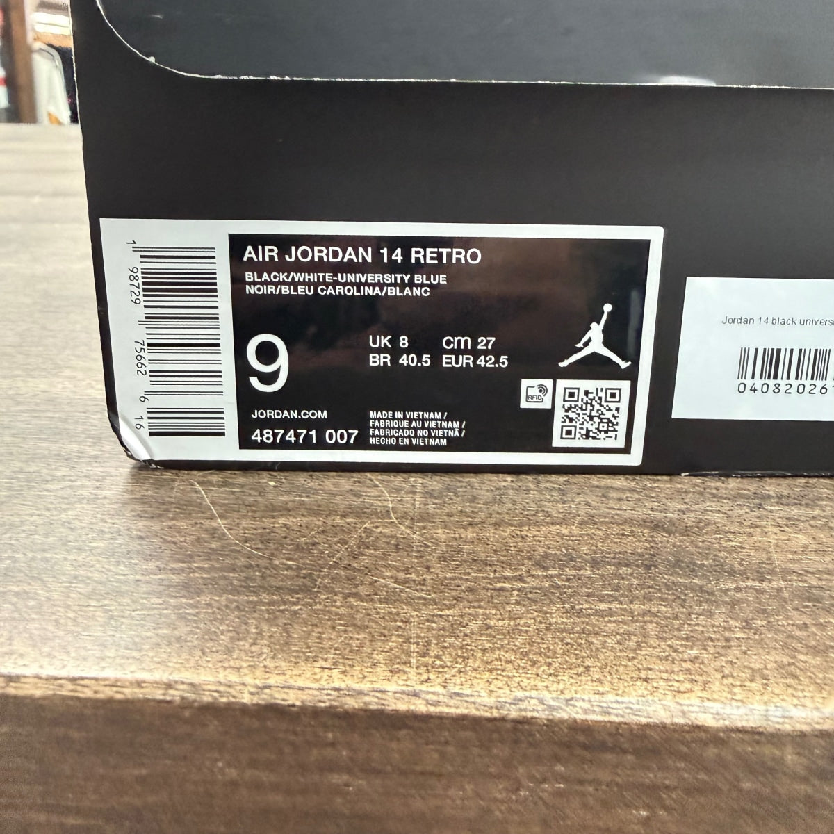 Jordan 14 Retro Black University Blue (2026) - Image 6