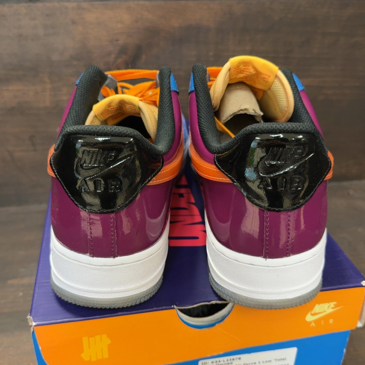 Nike Air Force 1 Low SP Undefeated Multi-Patent Total Orange - Image 4