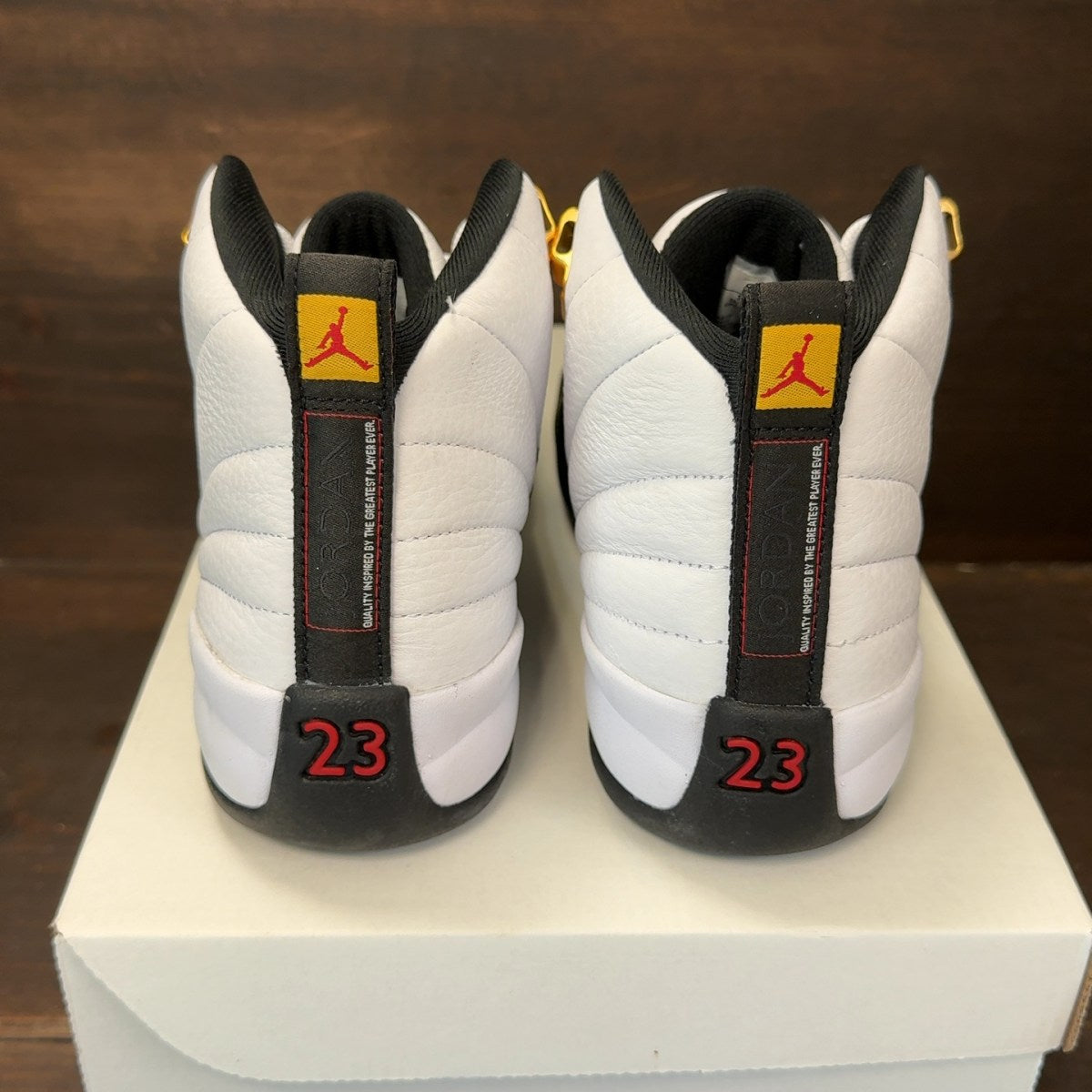 Jordan 12 Retro Taxi (2025) (GS) Size 5.5Y (Pre-Owned) - Image 5