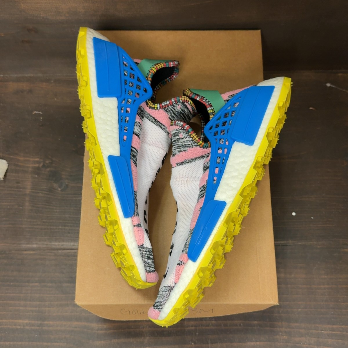 adidas NMD Hu Pharrell Solar Pack Mother Size 10 (Pre-Owned) - Image 2