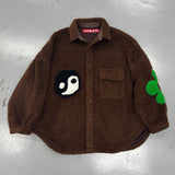 Cactus Plant Flea Market Big Fuzzy Shirt Brown Size L (Pre-Owned) - Image 1