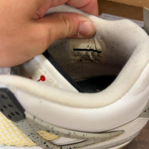 Jordan 4 Retro White Cement (2016) Size 11 (Pre-Owned) - aux