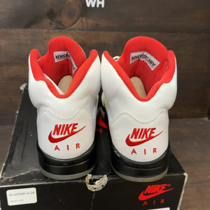 Jordan 5 Retro Fire Red Silver Tongue (2020) - Image 5
