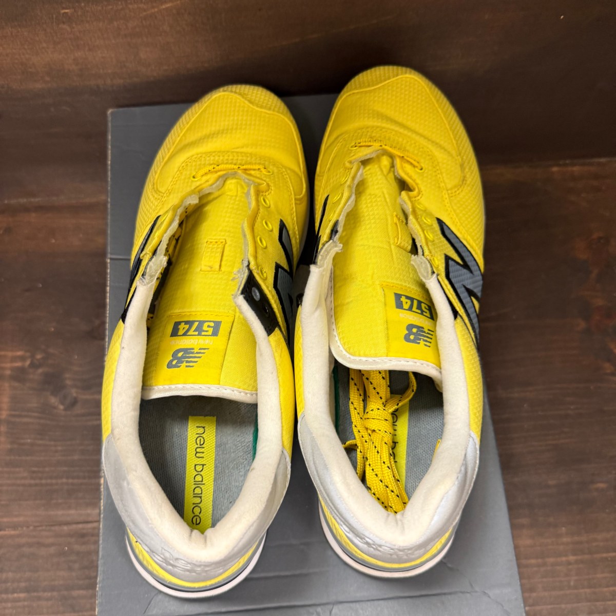 Citra Yellow New Balance 574 Size 10.5 (Pre-Owned) - Image 5