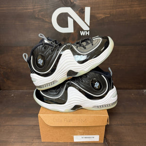 Nike Air Penny 2 Black Patent Football Grey Size 9.5 (Pre-Owned) - Image 1