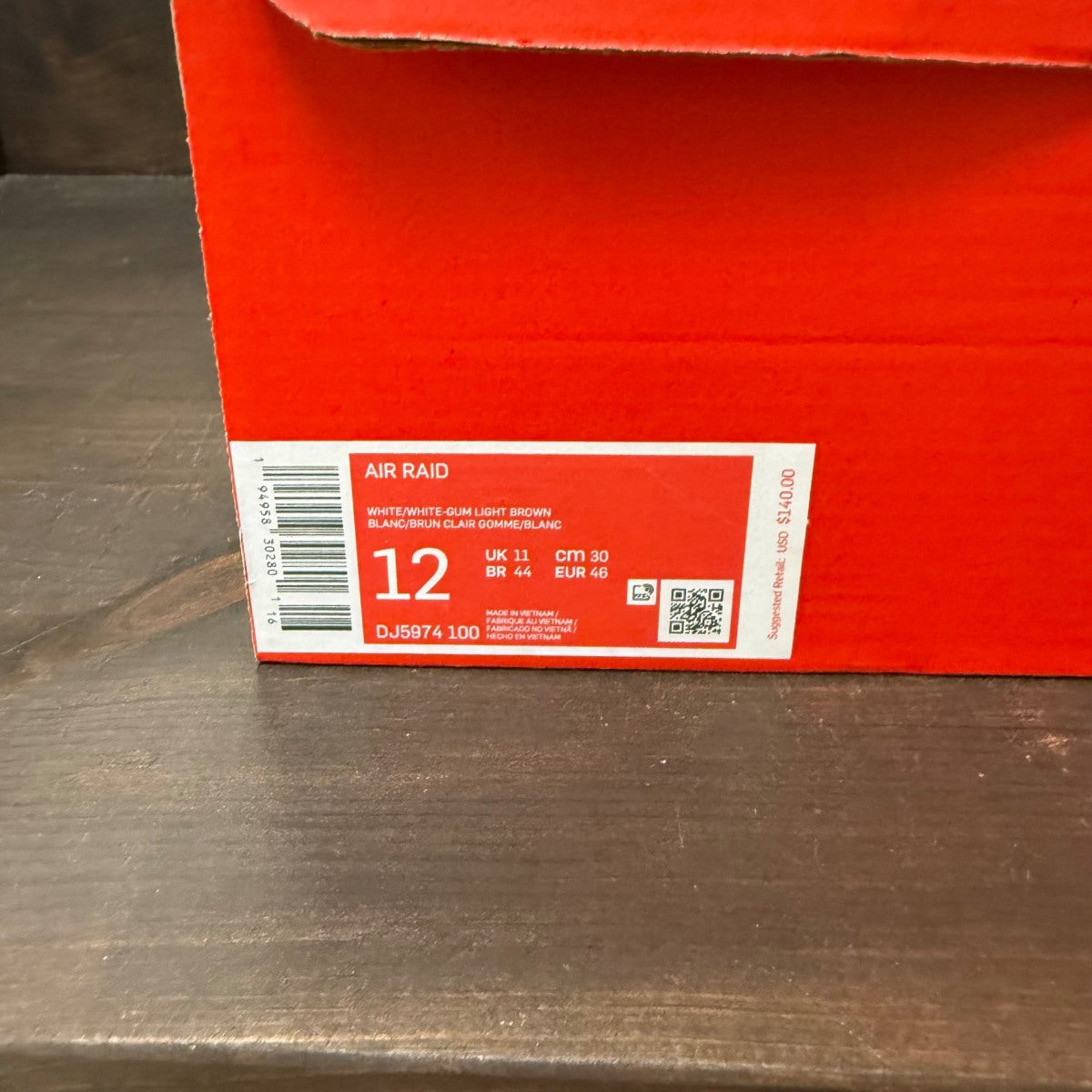 Nike Air Raid White Gum - Image 7
