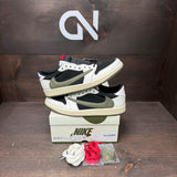 Jordan 1 Retro Low OG SP Travis Scott Olive (Women's) Size 11.5W (Pre-Owned) - front