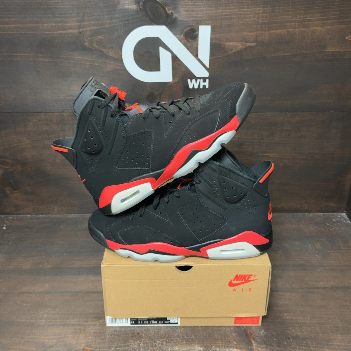 Jordan 6 Retro Infrared Salesman Size 12 (Pre-Owned)
