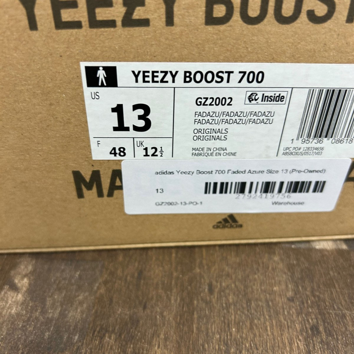 adidas Yeezy Boost 700 Faded Azure - Image 6