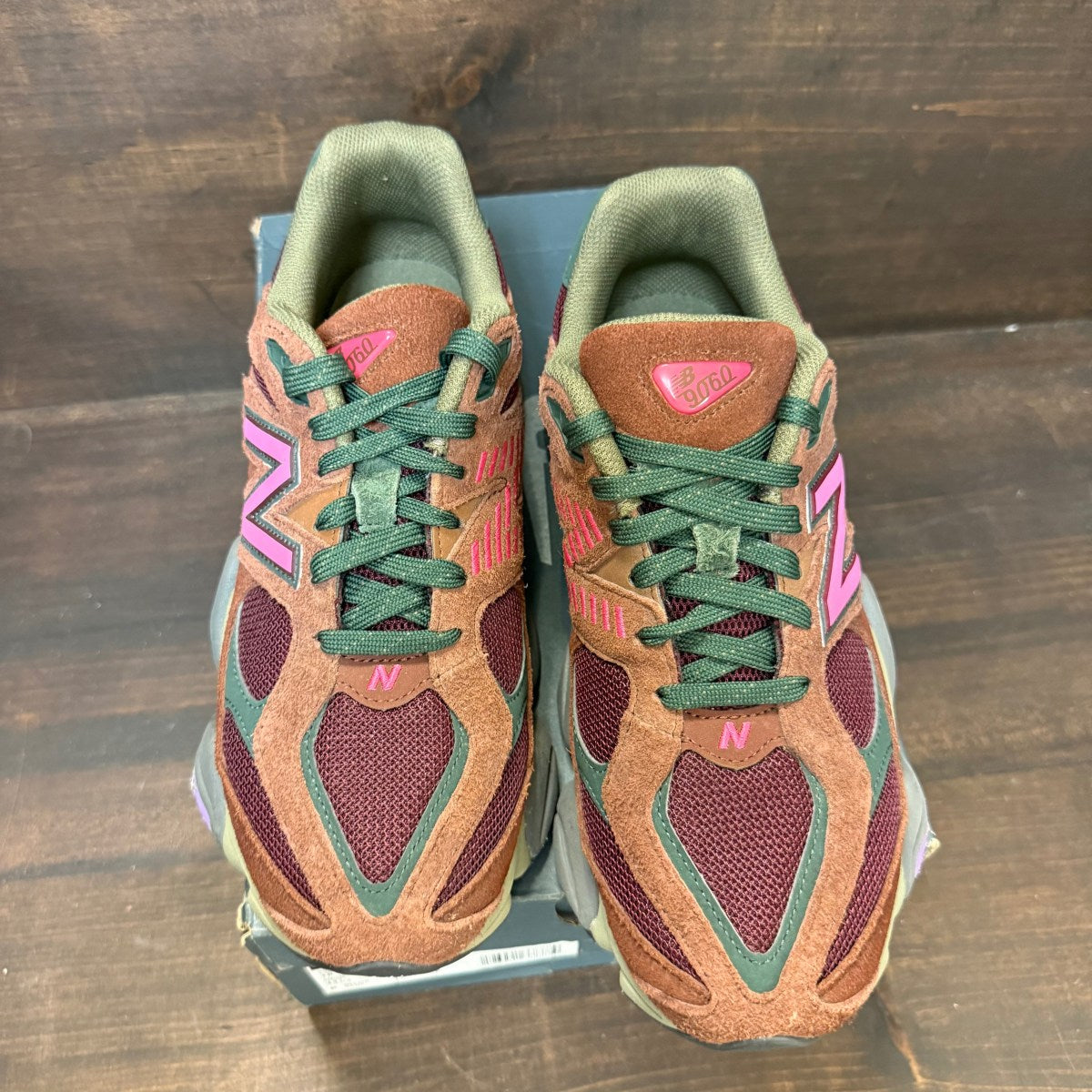 New Balance 9060 Rich Oak Burgundy Size 9.5 (Pre-Owned) - Image 2