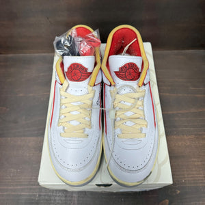 Jordan 2 Retro Low SP Off-White White Red - Image 3