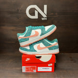 Nike Dunk Low Snakeskin Washed Teal Bleached Coral - Image 1