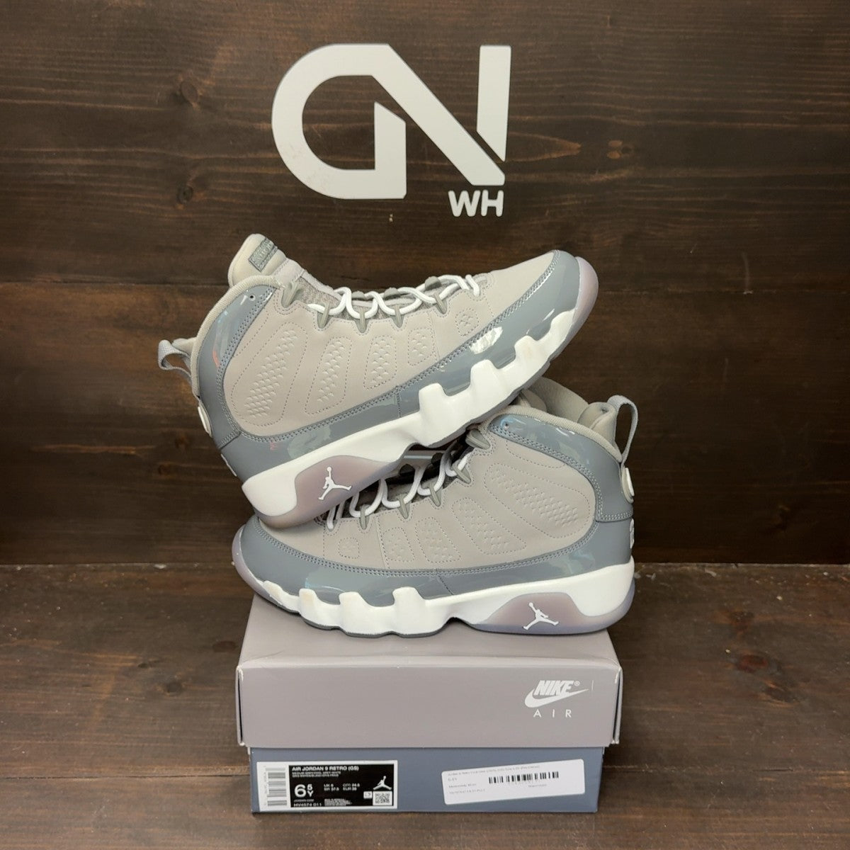 Jordan 9 Retro Cool Grey (2025) (GS) - Image 1
