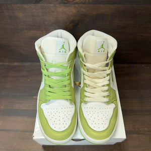 Jordan 1 Mid Green Python (Women's) - Image 3