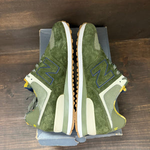 Green Plaid Yellow New Balance 574 Size 10.5 (Pre-Owned) - Image 6