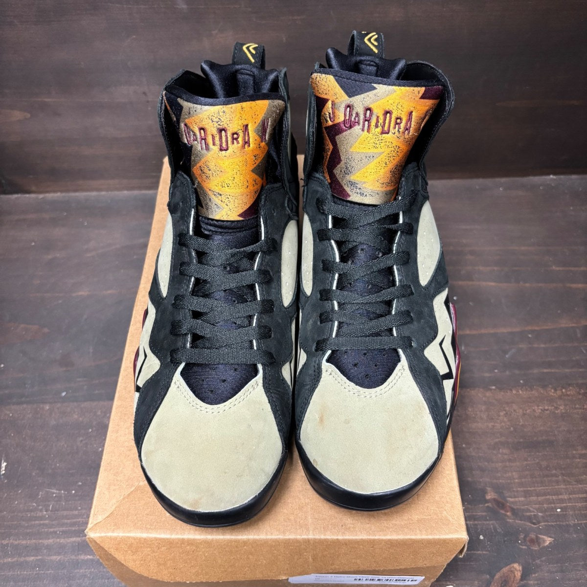Jordan 7 Retro Black Olive Size 10 (Pre-Owned) - Image 3