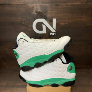 Jordan 13 Retro White Lucky Green Size 12 (Pre-Owned) - Image 1