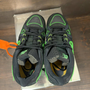 Nike Air Rubber Dunk Off-White Green Strike Size 9.5 (Pre-Owned)