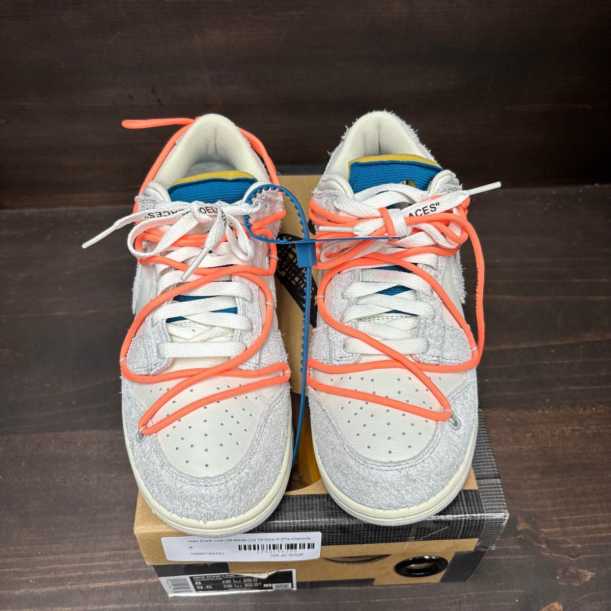 Nike Dunk Low Off-White Lot 19 - Image 3