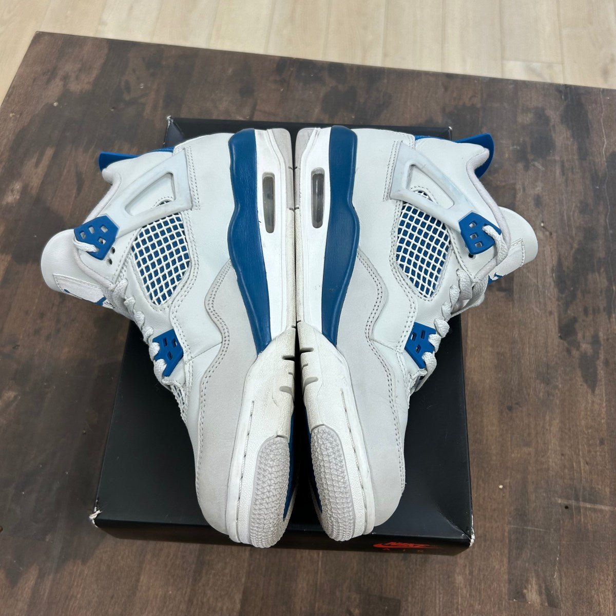 Jordan 4 Retro Military Blue (2024) (GS) - Image 3