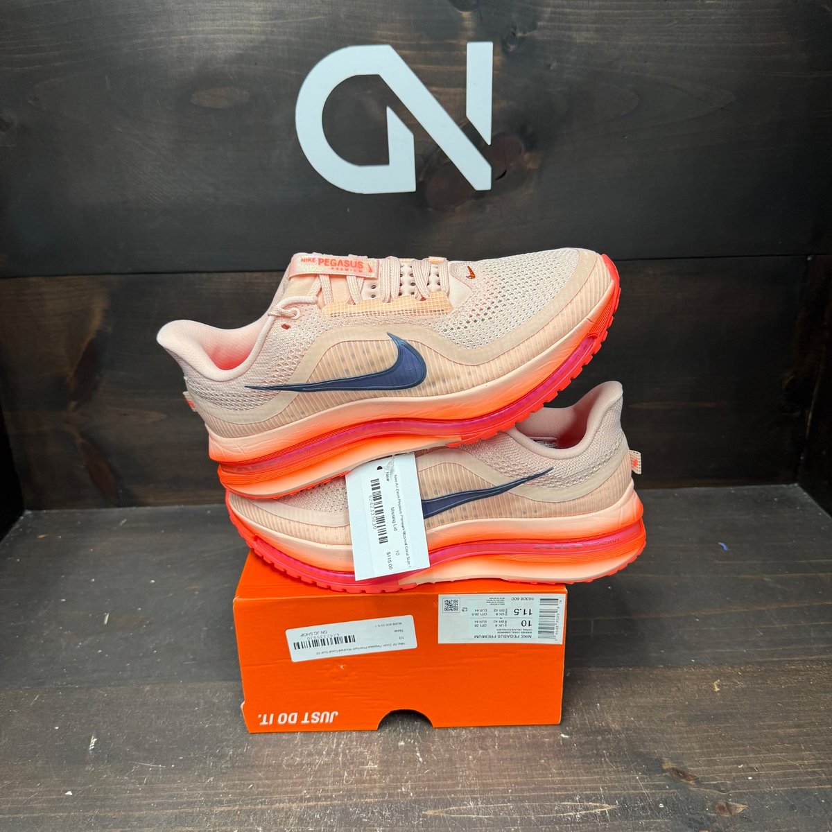 Nike Air Zoom Pegasus Premium Washed Coral Size 10 - front
