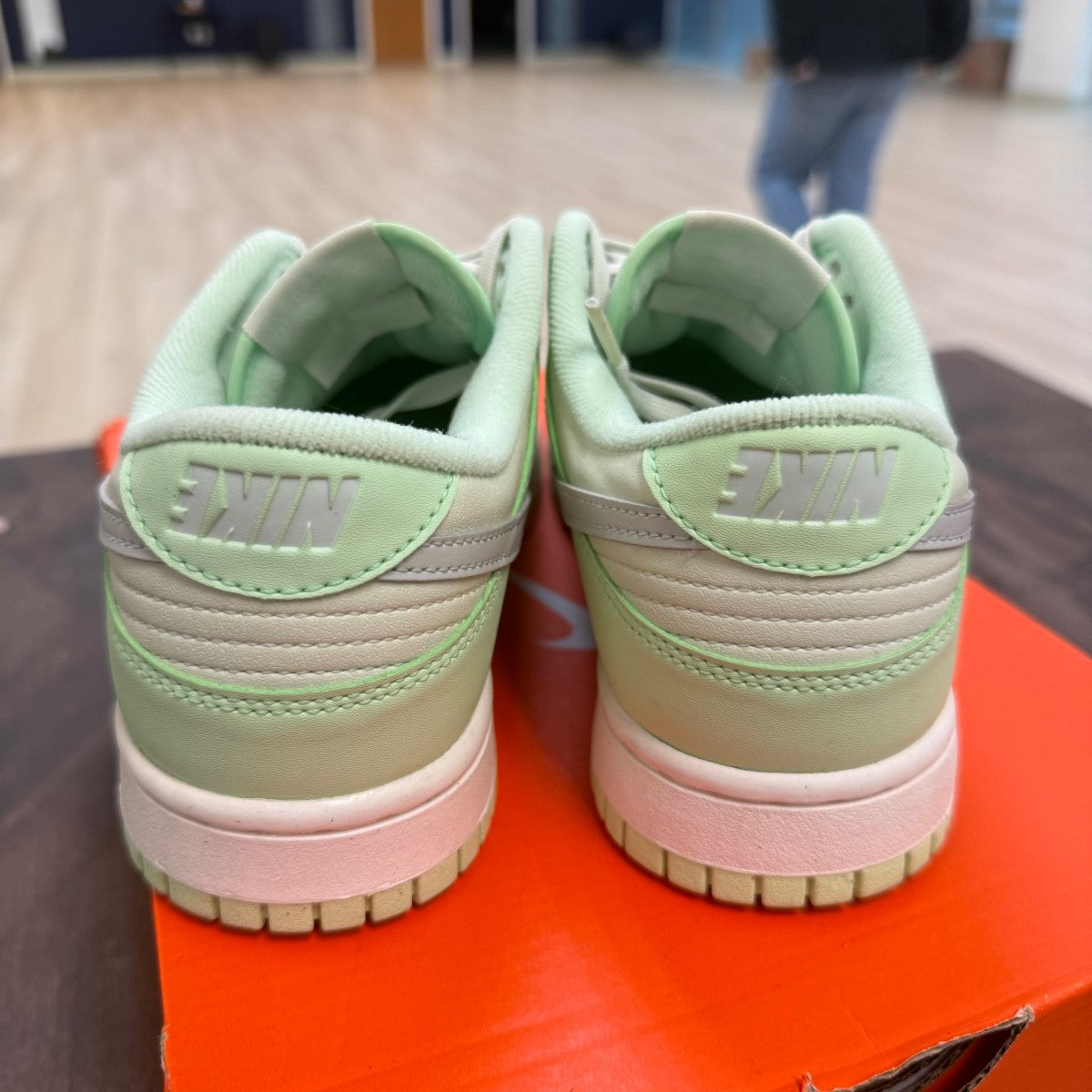 Nike Dunk Low SE Next Nature Sea Glass (Women's) Size 9W (Pre-Owned) - Image 6