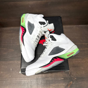 Jordan 5 Retro Poison Green Size 10.5 (Pre-Owned) - tag