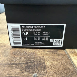Nike Air Foamposite One International Blue - Image 6