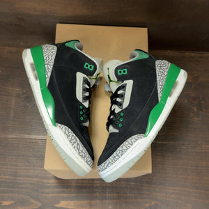 Jordan 3 Retro Pine Green Size 9 (Pre-Owned) - back