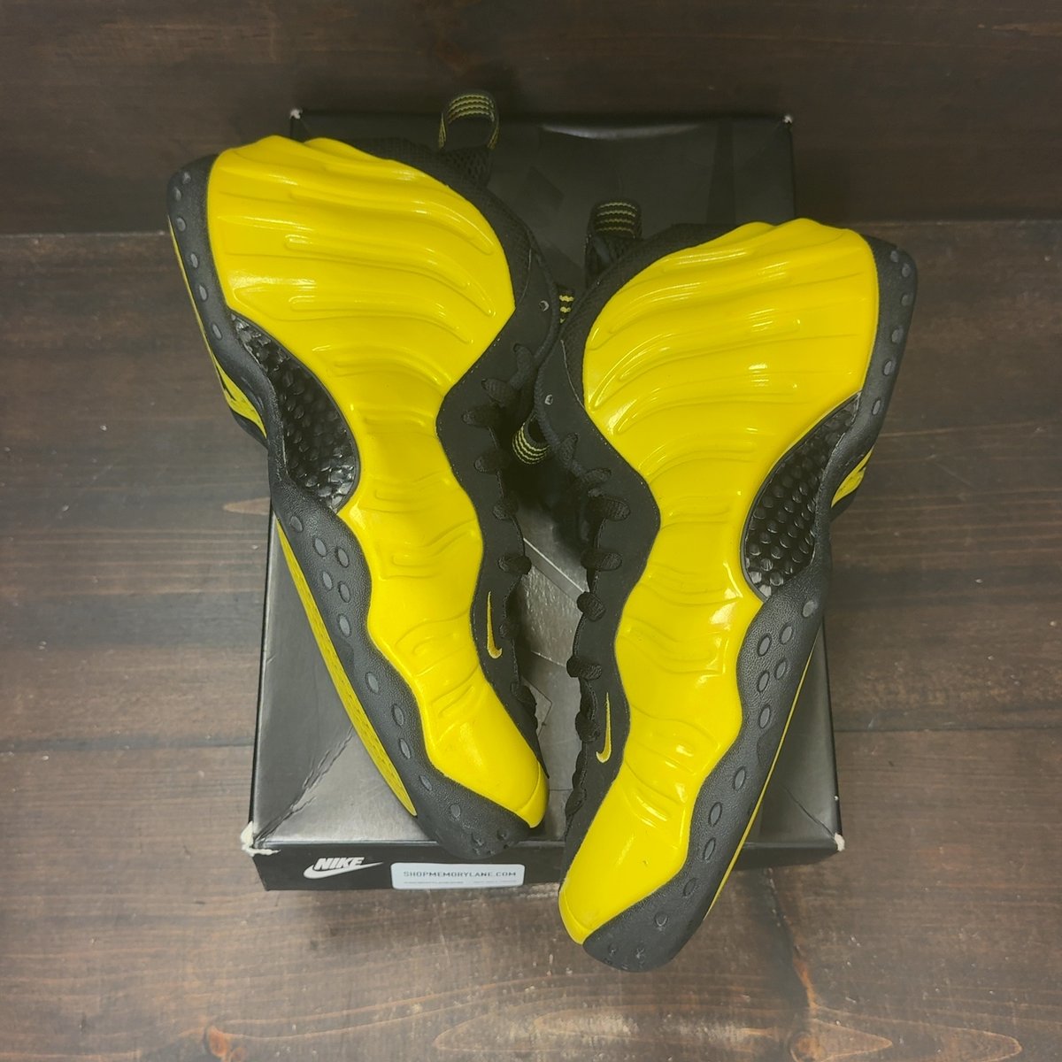 Nike Air Foamposite One Wu-Tang Optic Yellow Size 10 (Pre-Owned) - back
